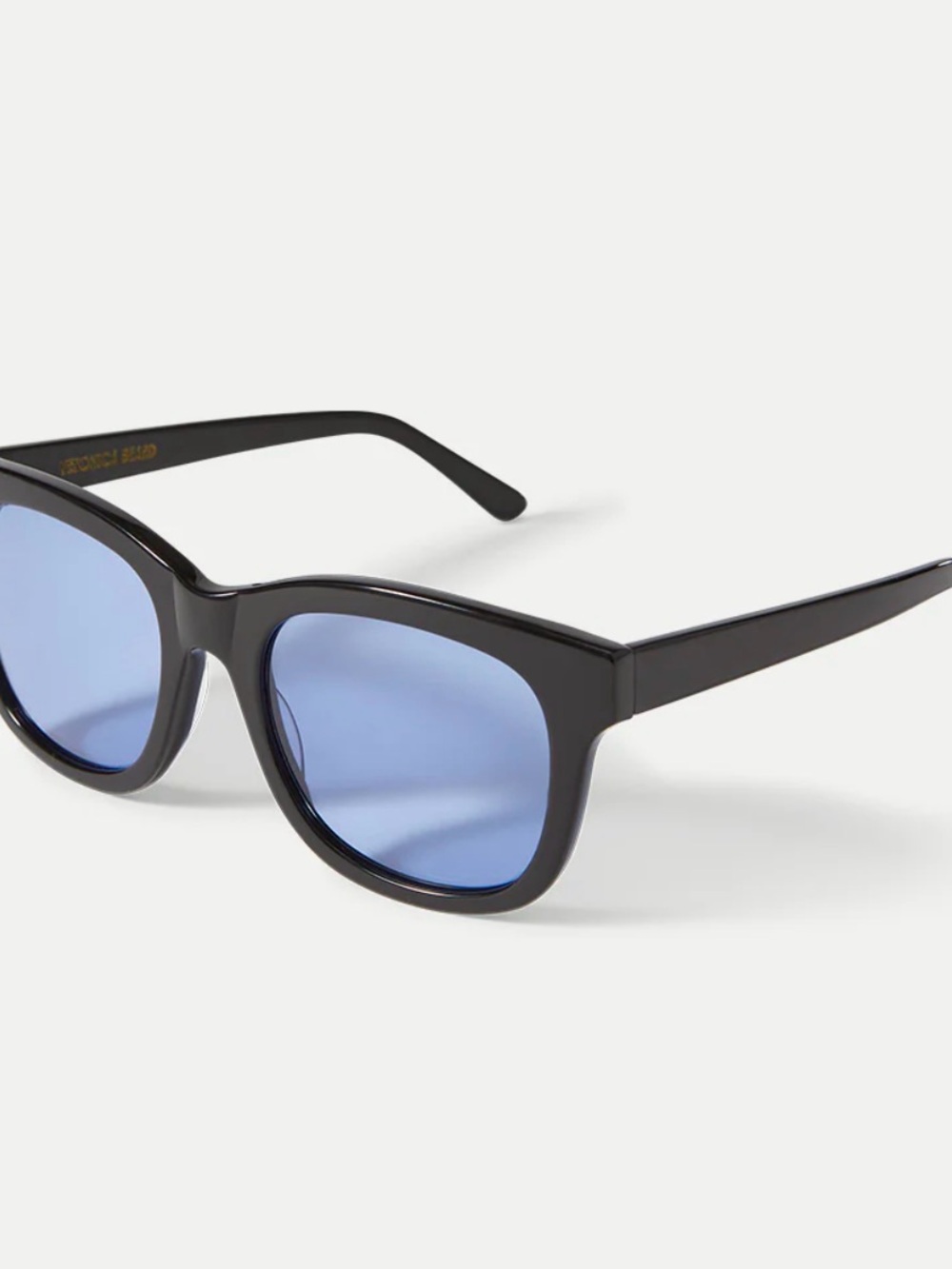 Veronica Beard NWT Jane Sunglasses Black Frames Blue Lenses Selima Optique $298 - Picture 4 of 6